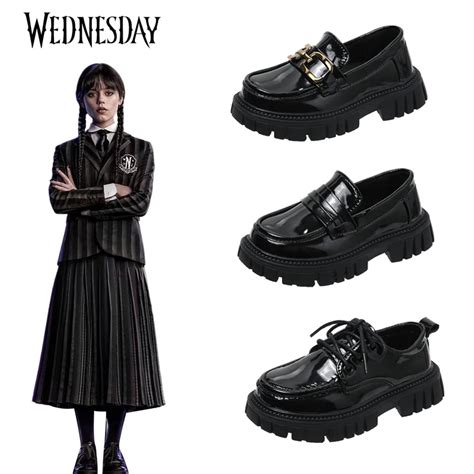 shoes for Wednesday Addams